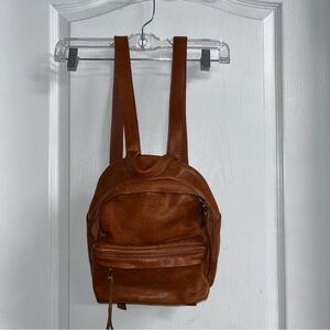 Madewell Tan Leather Backpack